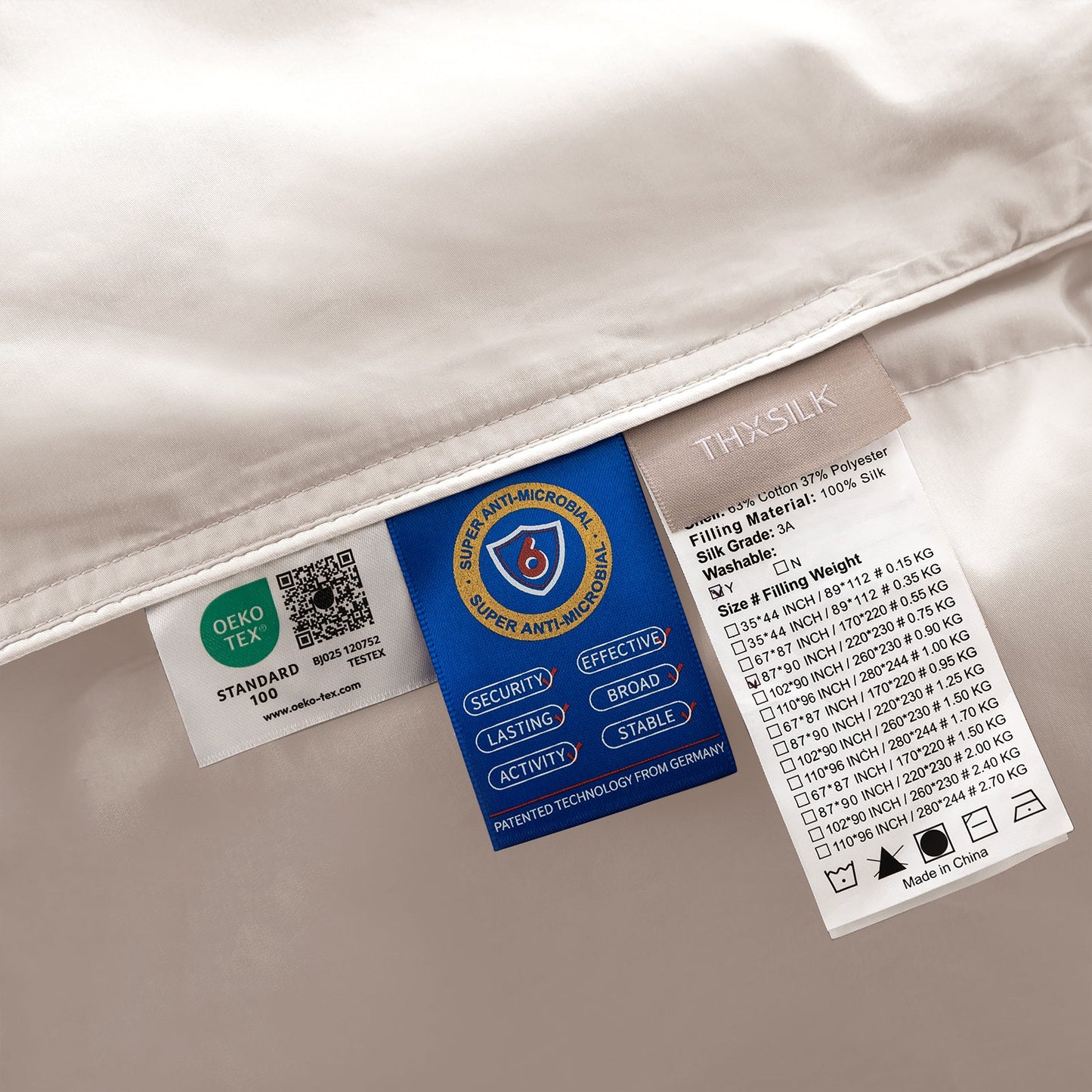 Summer Washable Silk Filled Comforter