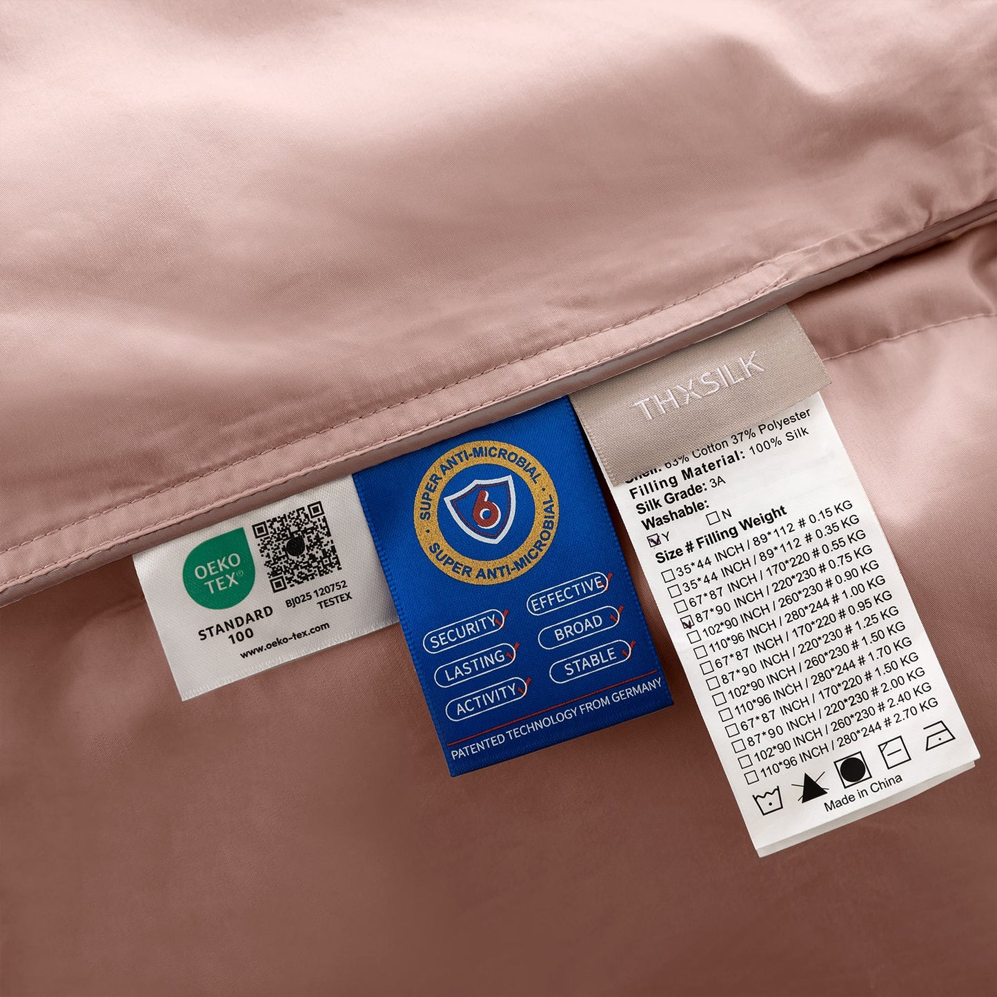 Summer Washable Silk Filled Comforter