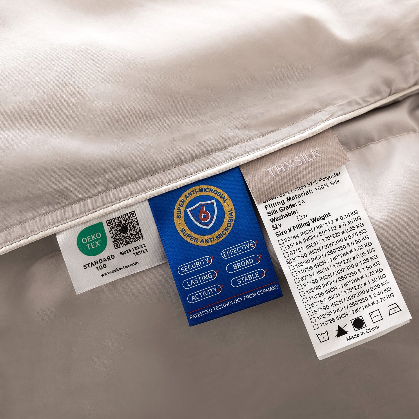 Summer Washable Silk Filled Comforter