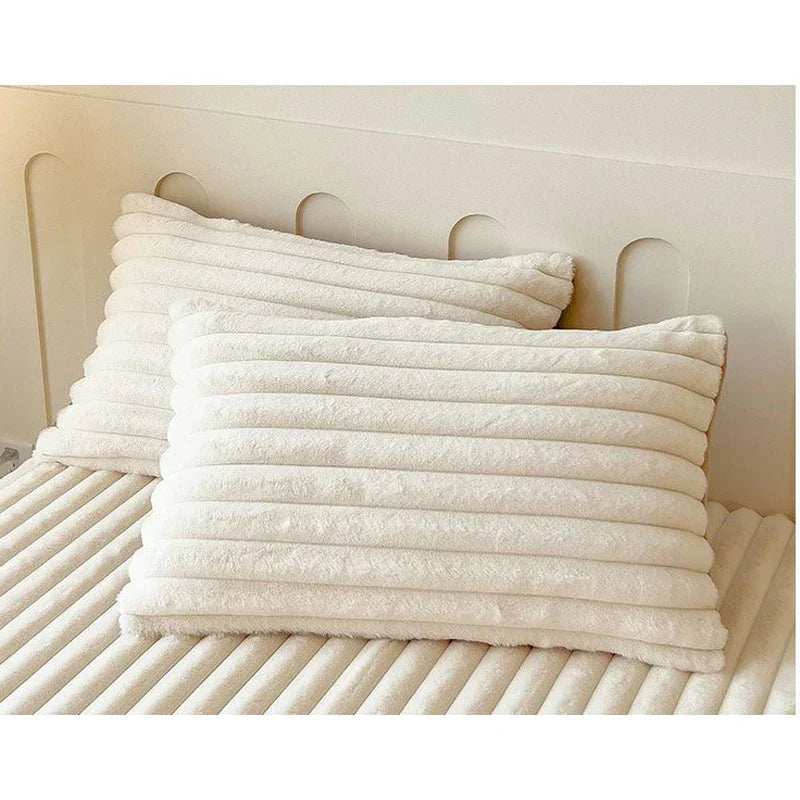 Velvet Thick Fitted Bed Sheet