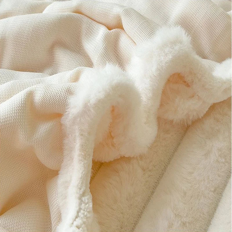 Velvet Thick Fitted Bed Sheet